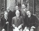 Основатели психоанализа с президентом Университета Кларка. А.Брилл, Э.Джонс, Ш.Ференци, З.Фрейд, Г.С.Холл, К.-Г. Юнг.